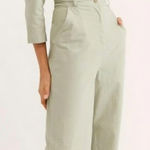 Free People  Back Into It Jumpsuit in Agave Silk XS Photo 0