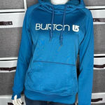 Burton  Hooded Sweatshirt Hoodie Pullover Jumper Blue Women's Cozy Fleece Size Sm Photo 0