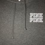 PINK - Victoria's Secret - Victoria Secret Pink Grey Logo Hoodie XS/S Photo 6
