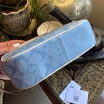 Coach Authentic Signature canvas/ smooth leather top zip Crossbody Photo 6