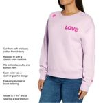 Wildfox New  Dogs Love Me Sweatshirt WF005839 Orchid Patal Purple Pink Sz xxl Photo 11