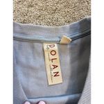 Anthropologie Dolan Light Blue Puffed Long Sleeve Lace Top XS Photo 6