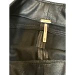 Free People NWT  Black Faux Suede Biker Style Stretch Shorts XS Photo 1