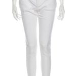 ANINE BING TUCKERNUCK WHITE COTTON STRETCH DISTRESSED SKINNY JEANS 26 Photo 5