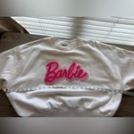 Wrangler  x Barbie Women's‎ Worn White Sweatshirt size large Photo 3