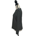 Ralph Lauren Lauren  Black White Striped Boatneck Sweater L | Nautical Preppy Photo 3