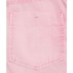 Mango Cotton Straight-Fit Denim Shorts Pastel Pink NWT XS Photo 7