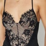 Vera & Lucy Lace V Neck Bodysuit Photo 4