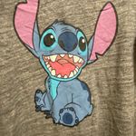 Disney Stitch Womens Long Sleeve Gray Shirt M Medium Oversized Bust 46” Photo 1