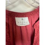 Anthropologie  Kopal Keri Brick Hand Print Maxi Dress Sz. M Photo 5