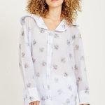 Ganni . Organza Floral Top. Photo 0