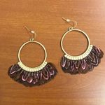 Francesca's Feather Hoops Photo 0