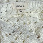 Debut  Women’s Crochet Multi Colored Bohemian Festival Cropped Blouse Size XS Photo 7