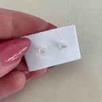 Free People Silver Beaded Earrings Photo 2