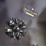 Kate Spade NEW  Beaded Embellished Nylon Duffle Bag Black Photo 3