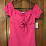 Hot Pink Bodycon Mini Dress Size M Photo 0
