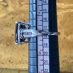 Natural Black Jade Pink Sapphire Sterling Silver Ring Size 8 Photo 7