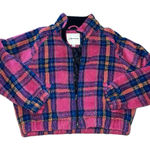 American Eagle  Multi‎ Color Plaid Bomber Jacket Photo 0