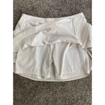 Nike  Dri-FIT White Pleated Tennis Skirt Skort – Size Large Photo 2