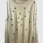 Workshop Republic Clothing Cozy Workshop Republic Grey Star Print Sweatshirt | Soft Pullover | Plus Size 1X Photo 0