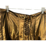 Vintage Cordelia NWT Y2K Festival Rave Skirt Size Medium Brown Beaded Maxi $204 Photo 7