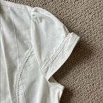 MOTTO White Blazer with Notched Lapels Size L Photo 1