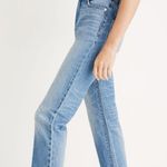 Madewell  Classic Straight Jeans in Corrie Wash: Step-Hem Edition Photo 1