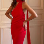 Yellow the Label red neck scarf detail dress Photo 0