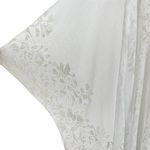 NWT New Directions White Lace Fringe Trim Kimono Cover Up One Size Size undefined Photo 2