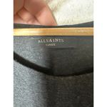 AllSaints Zeta Ali‎ Women's Black Wool Blend Dress Elastic Waist Size Large Fall Photo 4