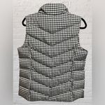 Lands' End NWT quilted houndstooth puffer vest. Sz Medium Photo 7