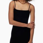 Aritzia  Babaton Black Spaghetti Sculpt Knit Mini Bodycon Dress size Small Photo 3