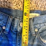 Madewell Rigid Skinny Distressed Jeans Medium Wash Size 26 Photo 5