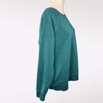 Time And Tru Green Pullover Sweatshirt Crewneck Long Sleeve Large Photo 6