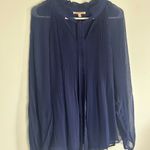 Gibson Latimer  elegant blue blouse. Size XL. Used, excellent condition. Photo 2