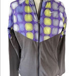 Nike Dri Fit Running Jacket Long Sleeve Hooded Size Large Photo 0