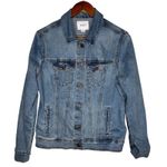 Old Navy  Denim Jean Jacket Women's Classic Button Front Casual Blue Sz‎ L Photo 0