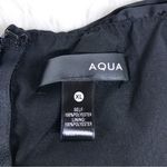 AQUA ‎ Black Ruched Strappy Midi Dress Tiered Halter Maxi Cocktail Party Size XL Photo 6