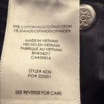 CAbi  Sapphire Blue Button Fly Skinny Velvet Pants Size 2 Photo 6