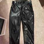 Abercrombie & Fitch Abercrombie Straight Leg Leather Pants Photo 0