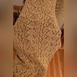 Adrian JordanVintage Gold Shimmer Lace Knitted Sweater Blouse Sz 2X Photo 2