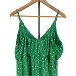 ASOS Maternity Green Cami Plunge Midi Dress Blouson Top Polka Dot size 16 Photo 6