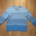 Classic Elements Vintage  Angora Rabbit Blend Blue Sweater Women’s Size Large‎ Photo 5