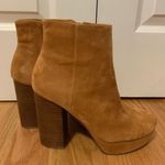 Steve Madden  cognac gratify platform booties Photo 0