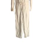 Levi's Cream Button Up Long Sleeve Jumpsuit Photo 3