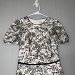 Gal Meets Glam NWT  Viola Raffia Embroidery Floral Pattern Dress Women’s Size 2 Photo 4