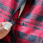 Maggy London MAGGIE LONDON | Buffalo Plaid Holiday Silk Blazer Sz 12P Photo 3