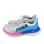Hoka One One Mach 5 Womens Running Shoes White Blue Pink Size 7.5B Photo 1
