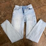 Hollister Light Wash High Waisted Mom Jeans Photo 0