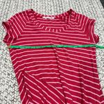 Athleta  Red and White Dusty Shark Bite Striped Maxi Dress Photo 7